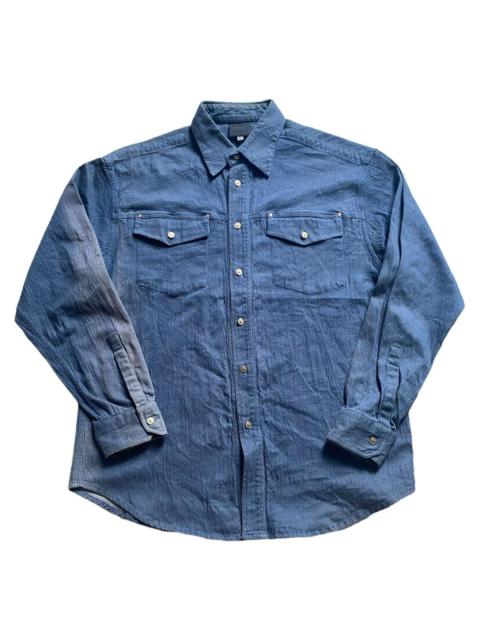 VERY RARE VINTAGE SHIRTS OXFORDS BUTTON UP VERSACE DENIM