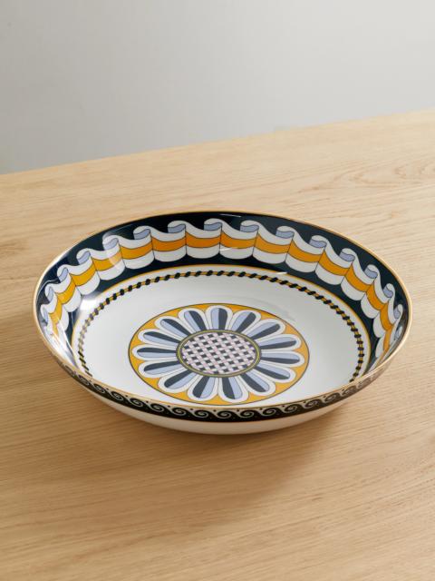 La DoubleJ Napoli Printed Poreclain Pasta Bowl