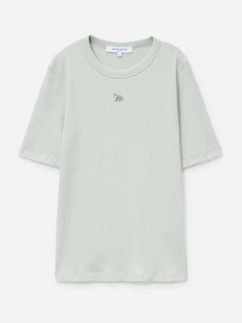 Maison Kitsuné BABY FOX RIBBED FITTED T-SHIRT