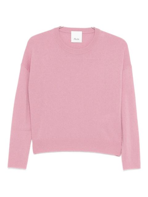Allude Allude Round-neck Cashmere Sweater