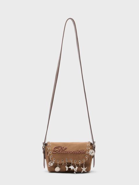 Blumarine MINI MESSENGER SHOULDER BAG WITH CHARM