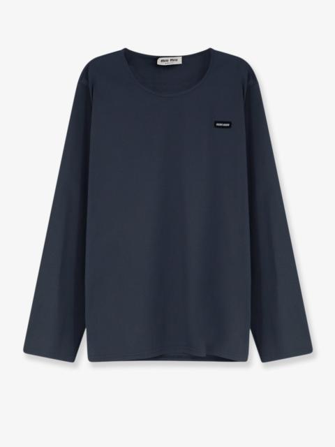 Miu Miu Miu Miu Women Stretch Poplin Top