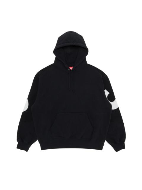 Supreme Supreme Big Logo Jacquard Hooded Sweatshirt 'Black'