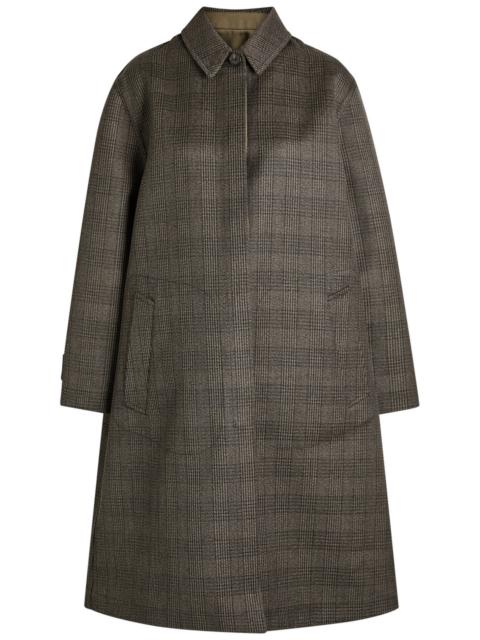 The Row The Row Palomar Plaid Wool and Silk-blend Coat