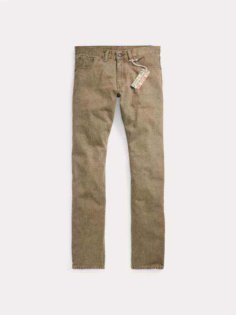 RRL by Ralph Lauren Slim Fit Olive Jean