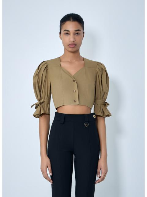 Chloé Chloé Women Structured Cropped Blouse