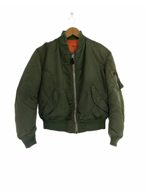 Other Designers Vintage - Vintage Alpha Industries MA1 Bomber Jacket Riversible Design