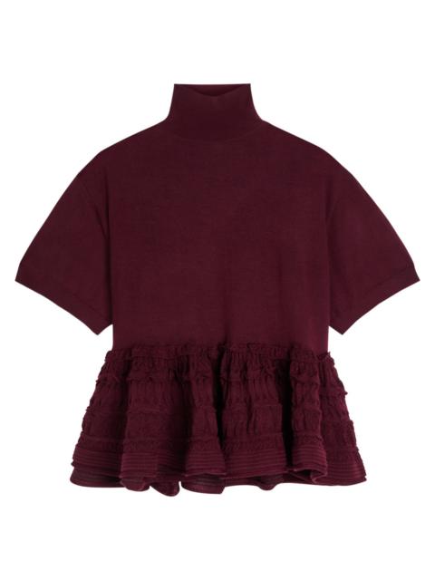 Alaïa Alaïa Peplum Wool top