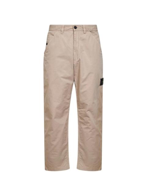 Stone Island Mercerised Organic Cotton Ripstop Pants