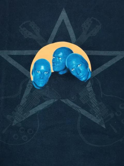 Other Designers Vintage - Vintage Blue Man Group Megastar World Tour Tee