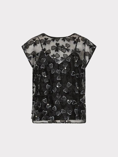 MILLY Ryan Organza Top