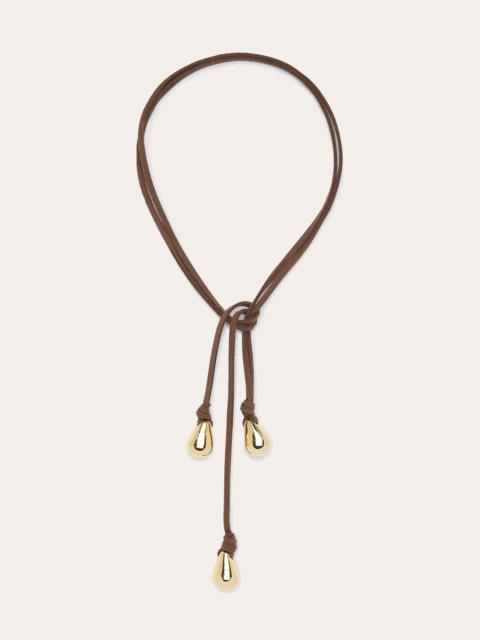 RAMY BROOK Yara Suede Tie Necklace