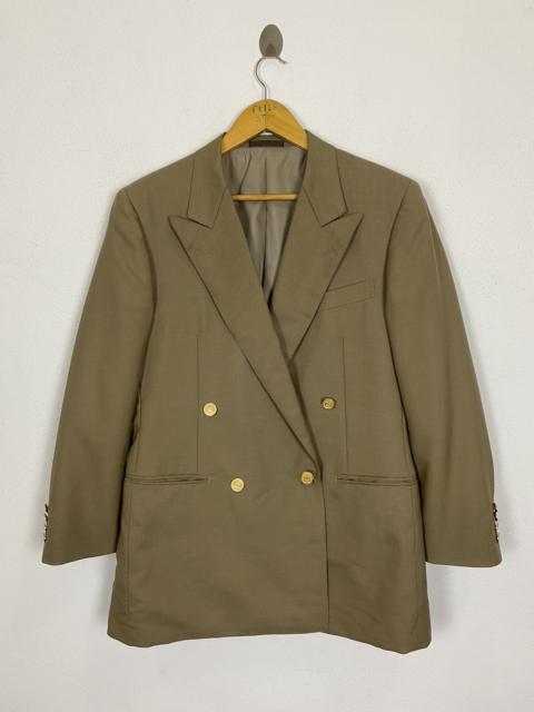 Other Designers Vintage - VINTAGE BURBERRYS GOLD BUTTON FORMAL BLAZER