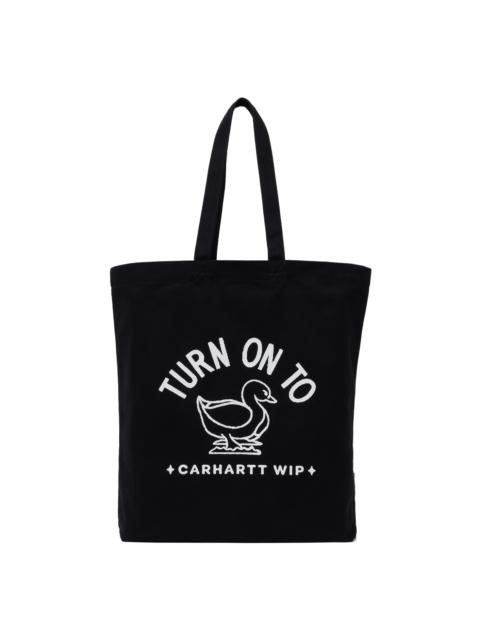 Black Stamp Tote