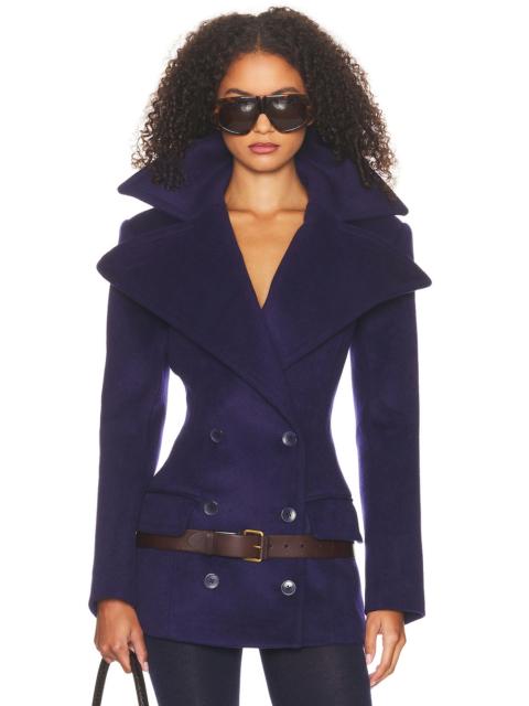 HELSA The Dramatic Collar Peacoat