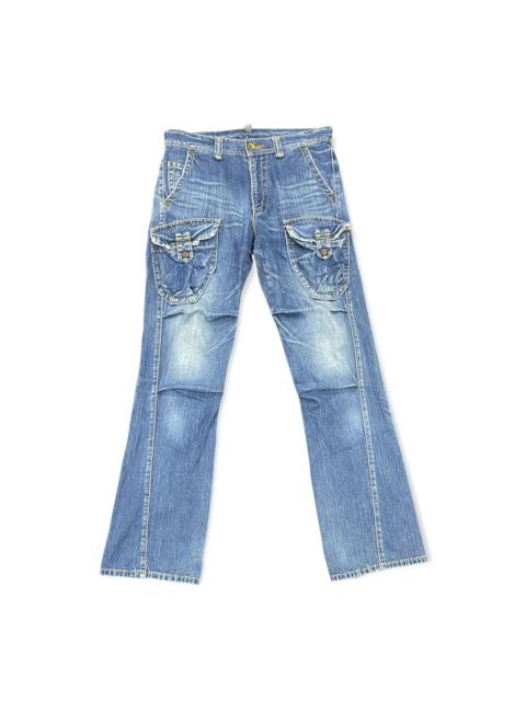 Other Designers Edwin - Rare💥 Edwin 505 Vintage Flared Bell Bottom Bushpants Jeans