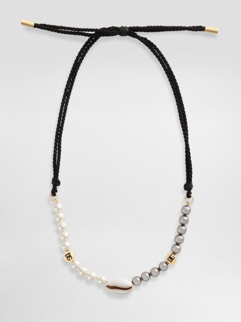 Dolce & Gabbana DG cord necklace