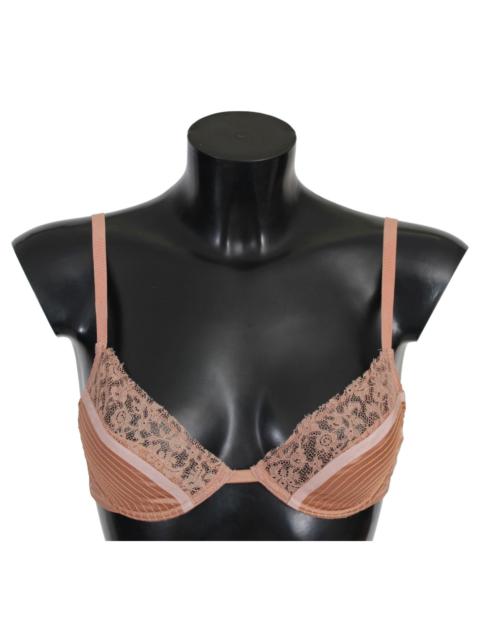 Ermanno Scervino - Ermanno Scervino Nude Lace Push Up Silk Underwear