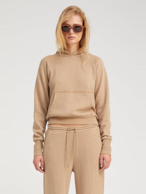 SPRWMN LATTE SHRUNKEN HOODIE