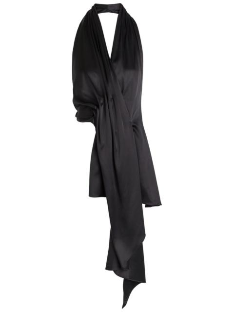 HEIRLOME Heirlome Barbara Draped Halterneck Silk top