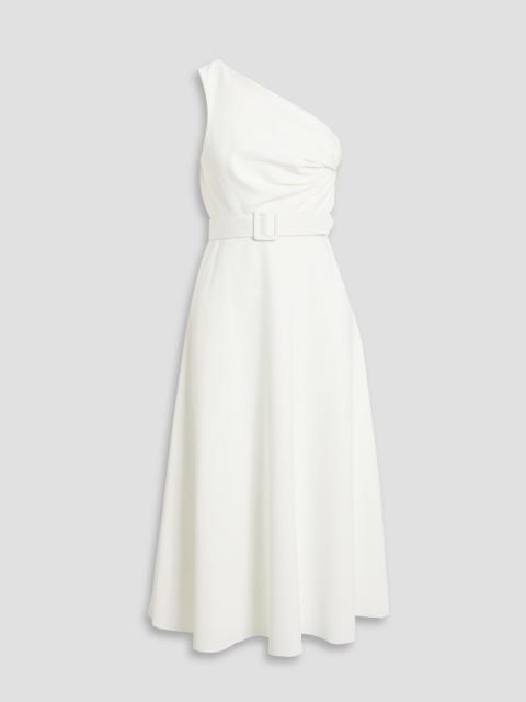 Other Designers One-shoulder scuba midi dress