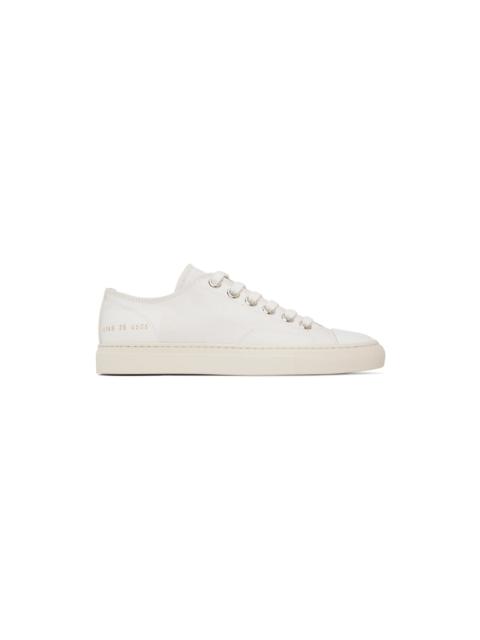 Common Projects White Tournament Low Sneakers