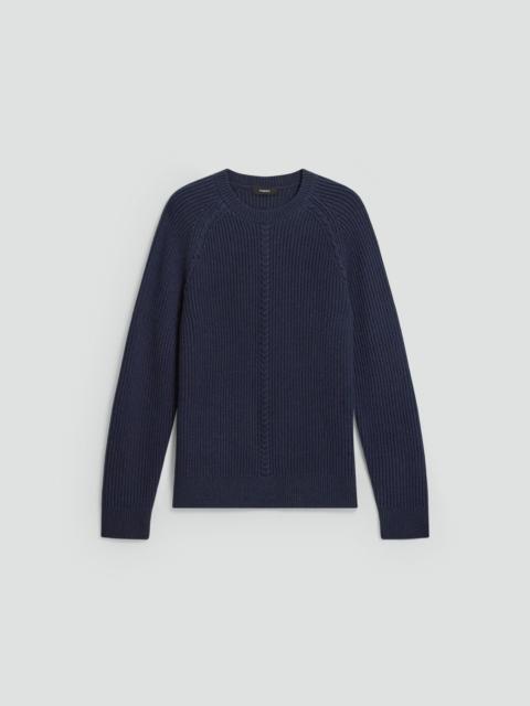 Theory Crewneck Sweater in Wool-Cashmere