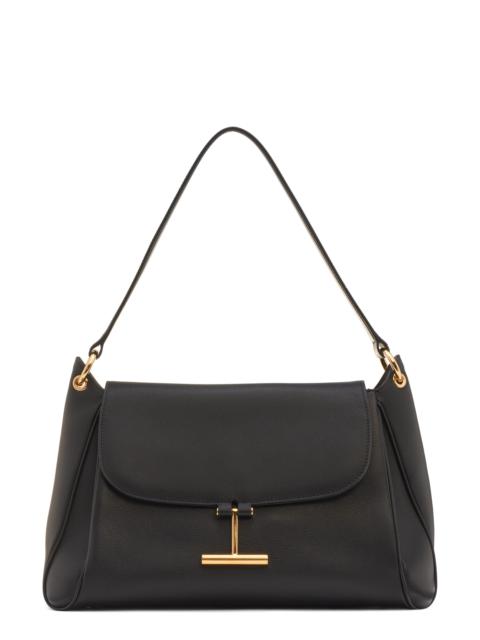 TOM FORD TOM FORD Medium Tara Leather Shoulder Bag in Black at Nordstrom