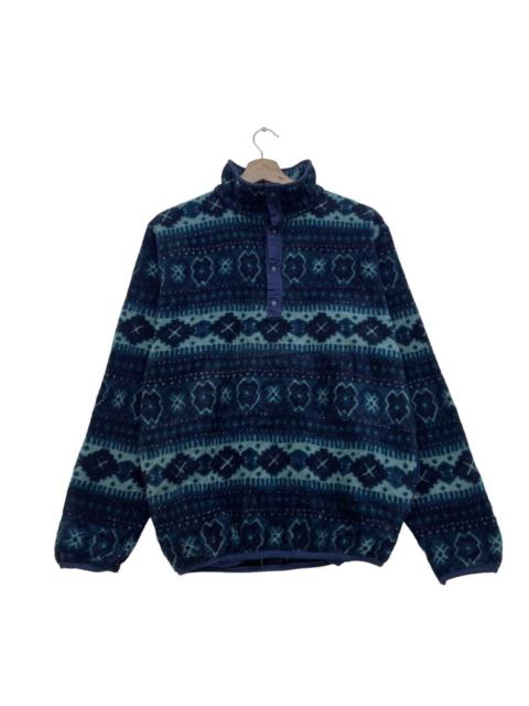 Other Designers Vintage Ll bean Fleece Pull Over Half Button Jacket