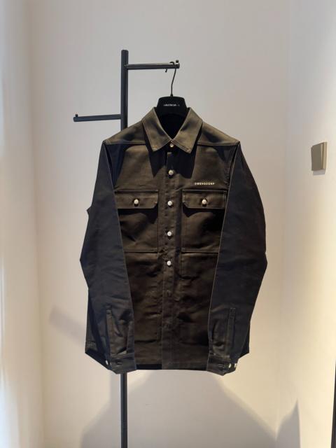 Rick Owens Rick Owens Forever Satin Cotton Work Shirt