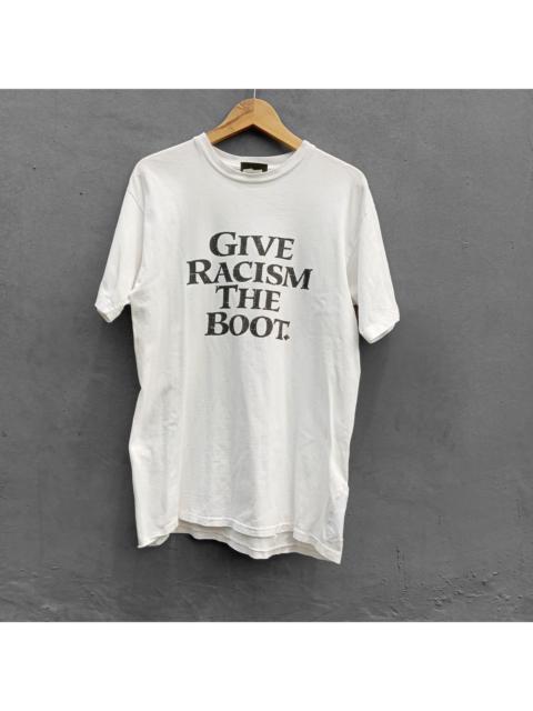 Timberland vintage rare 90s Timberland Give Racism The Boot t shirt