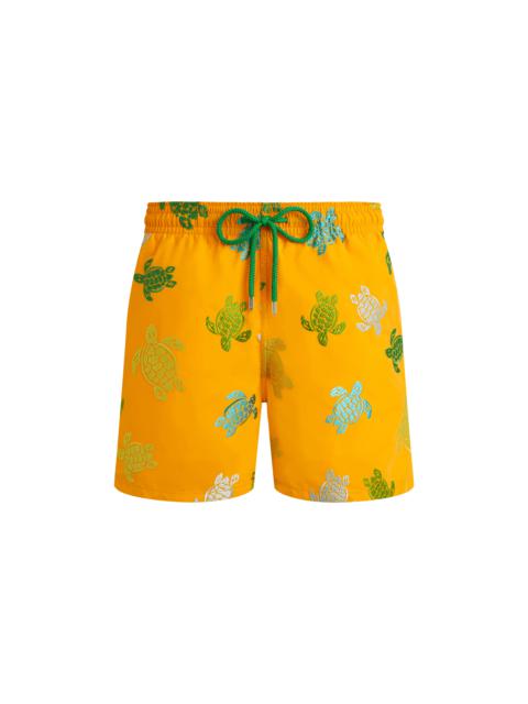 Vilebrequin Men Swim Shorts Embroidered Tortue Multicolore - Limited Edition