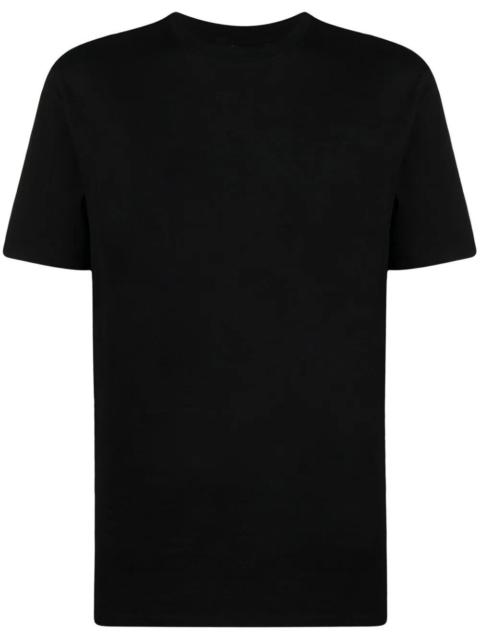 Jil Sander Crew Neck T-Shirt With Seasonal Print On The Back