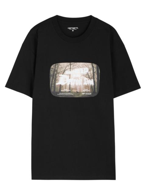 Carhartt Wip Flicks Printed Cotton T-shirt