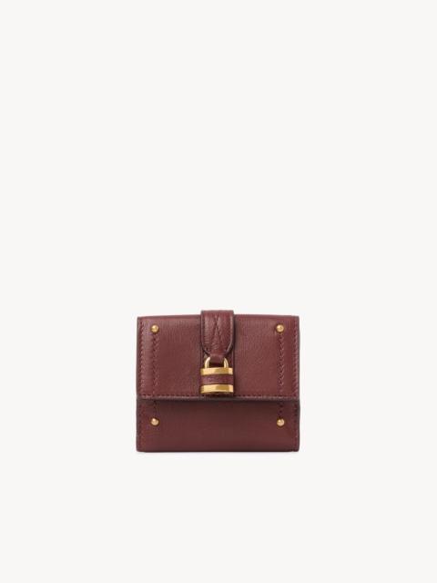 Chloé MINI PADDINGTON TRI-FOLD IN GRAINED LEATHER