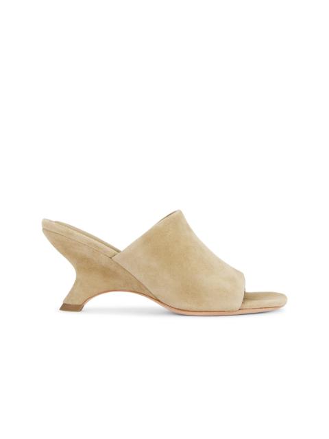 SIMKHAI Shadow Mule Suede Sandal
