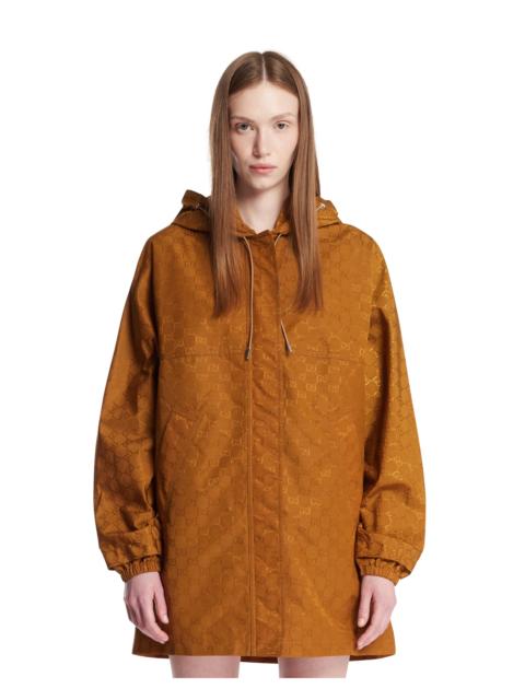 GUCCI Beige GG Fabric Hooded Jacket