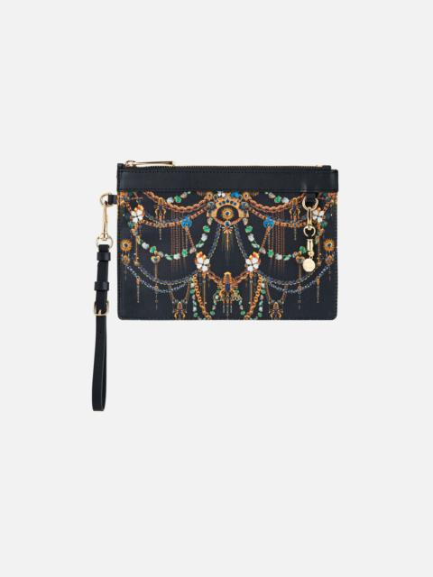 CAMILLA CLUTCH WITH WRISTLET