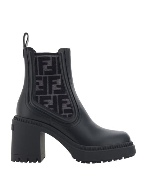FENDI Domino Biker Boots