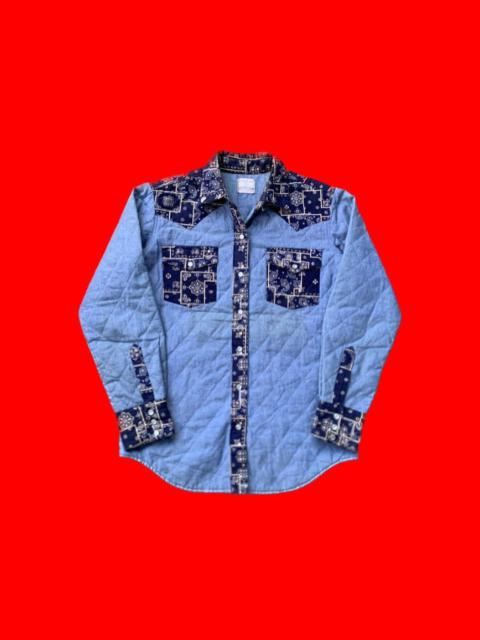 Other Designers Japanese Brand - Vintage Quilted Western Shirts Paisley Union Made