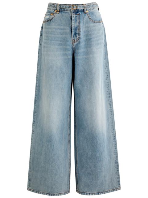 Zimmermann Zimmermann Illuminate Belted Flared-leg Jeans