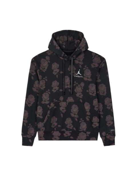 Jordan Air Jordan x A Ma Manière All Over Print Fleece Hoodie 'Black/Medium Ash'