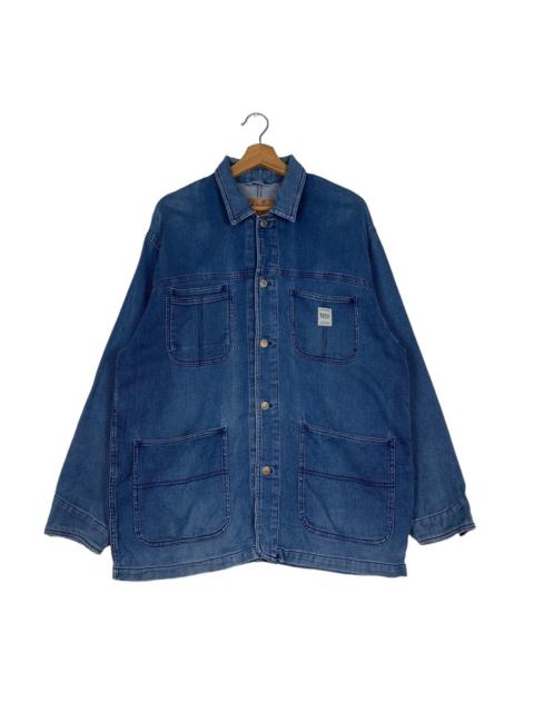 Other Designers Vintage - ELVIS PRESLEY 4 POCKET CHORE DENIM JACKET #0567-C26