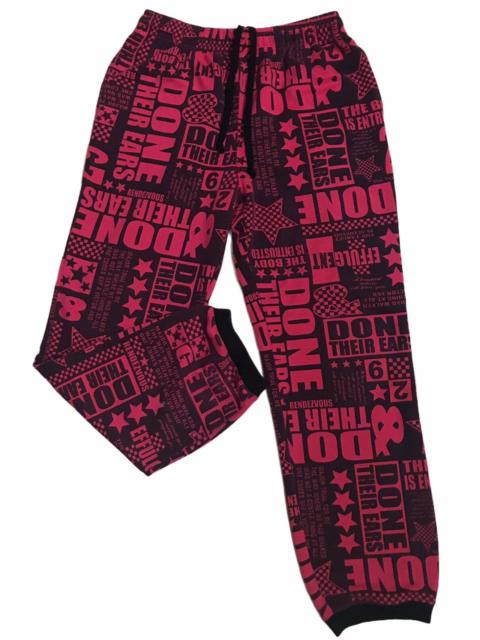 Hysteric Glamour 🇯🇵Japan Brand Zapatear Full Print Art Sweatpants