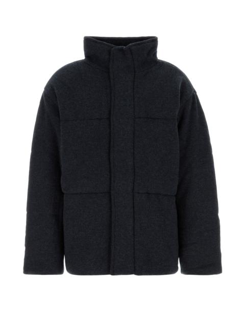 Midnight blue cashmere Dillon padded jacket