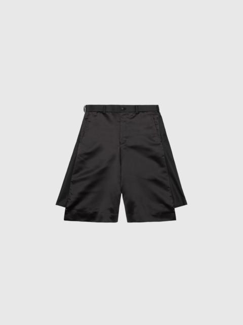 Comme des Garçons Homme Plus SPLICED SATIN SHORTS