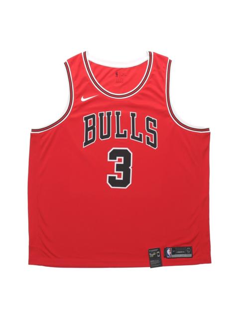 Nike Nike NBA Retro Basketball Jersey SW Fan Edition Chicago Bulls Wade 3 Red 864465-658