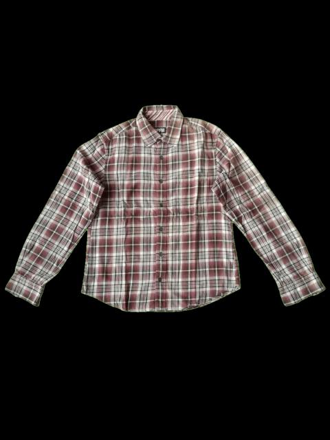 PPFM PPFM Peyton Place for Men Brown Plaid Flanel Shirt