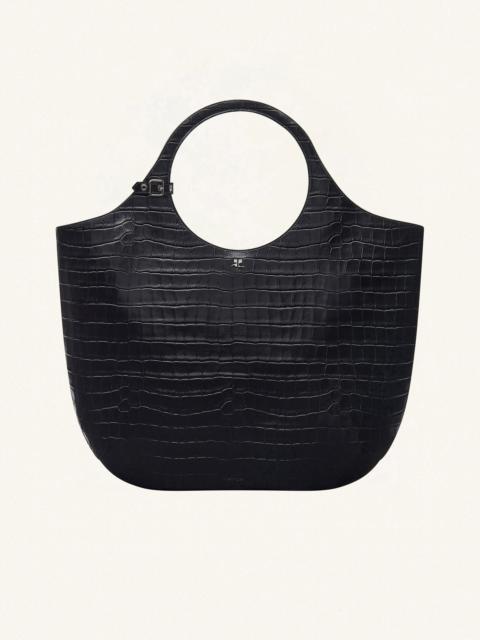 courrèges LARGE HOLY CROCO STAMPED BAG