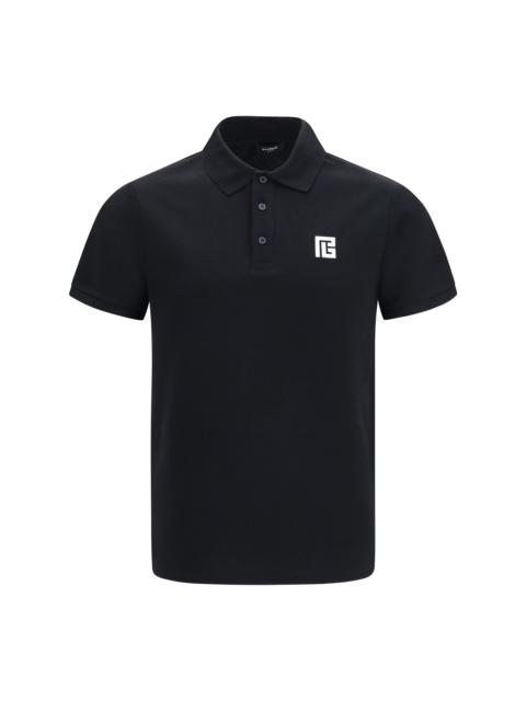 Balmain Balmain Men Pb Embroidered Logo Polo